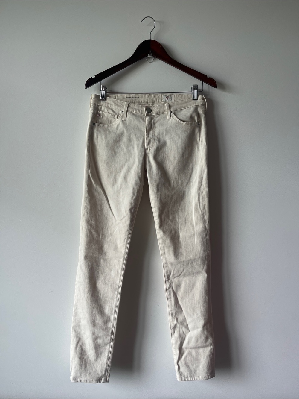 AG Adriano Goldschmied Low Rise Cigarette Ankle Jeans